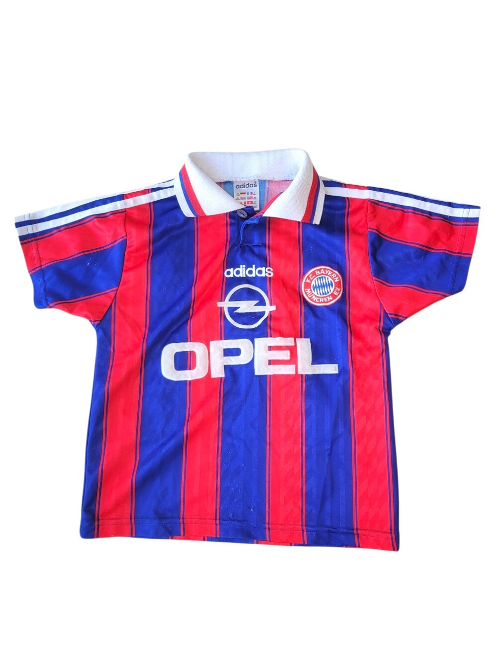 Vintage Adidas Opel Bayern Munchen Jersey 90s Youth Kids Size XXS